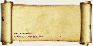 Danica Jolić vizit kartica